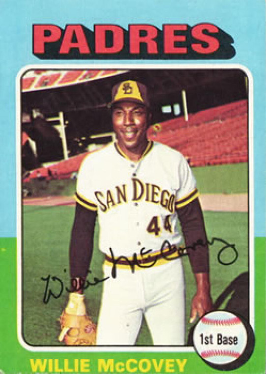 1975 Topps #450 Willie McCovey VG San Diego Padres 