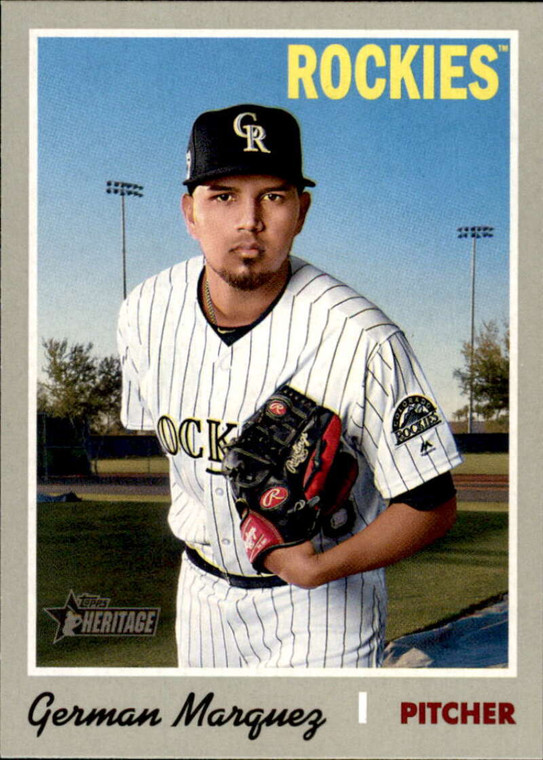 2019 Topps Heritage #260 German Marquez NM-MT  Colorado Rockies 