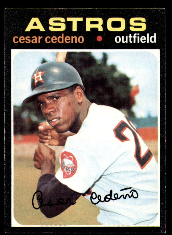 1971 Topps #237 Cesar Cedeno VG RC Rookie Houston Astros 