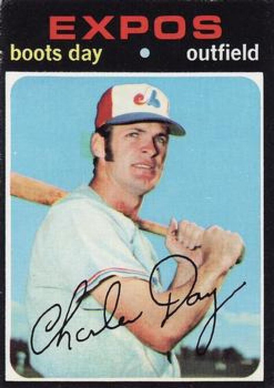1971 Topps #42 Boots Day VG Montreal Expos 