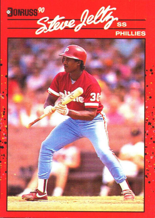 1990 Donruss #133 Steve Jeltz NM-MT Philadelphia Phillies 