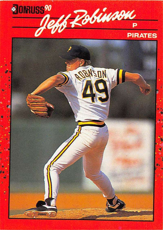 1990 Donruss #134 Jeff Robinson NM-MT Pittsburgh Pirates 