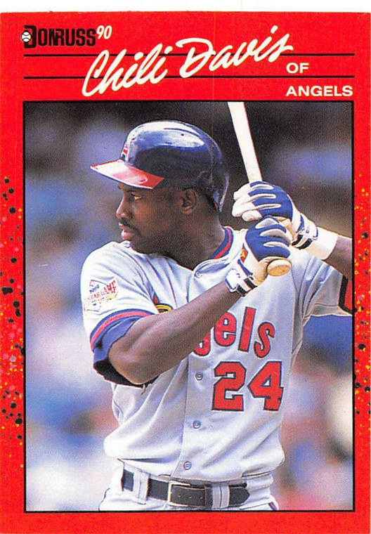 1990 Donruss #136 Chili Davis NM-MT California Angels 