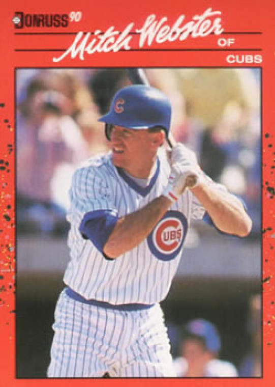 1990 Donruss #137 Mitch Webster NM-MT Chicago Cubs 