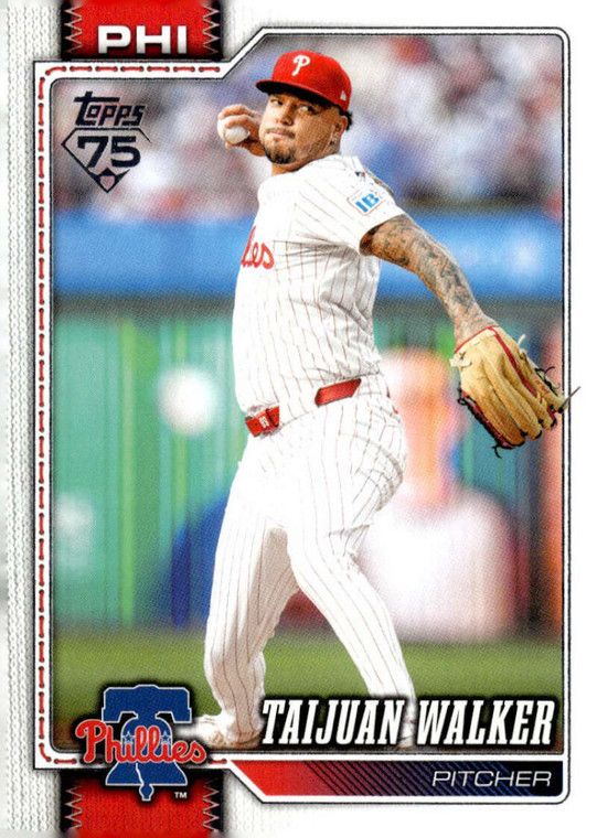 2026 Topps #384 Taijuan Walker NM-MT  Philadelphia Phillies 