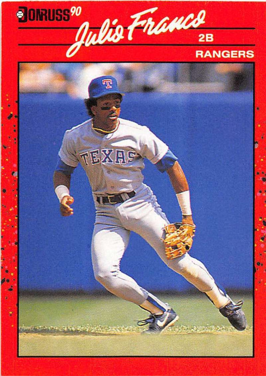 1990 Donruss #142 Julio Franco NM-MT Texas Rangers 