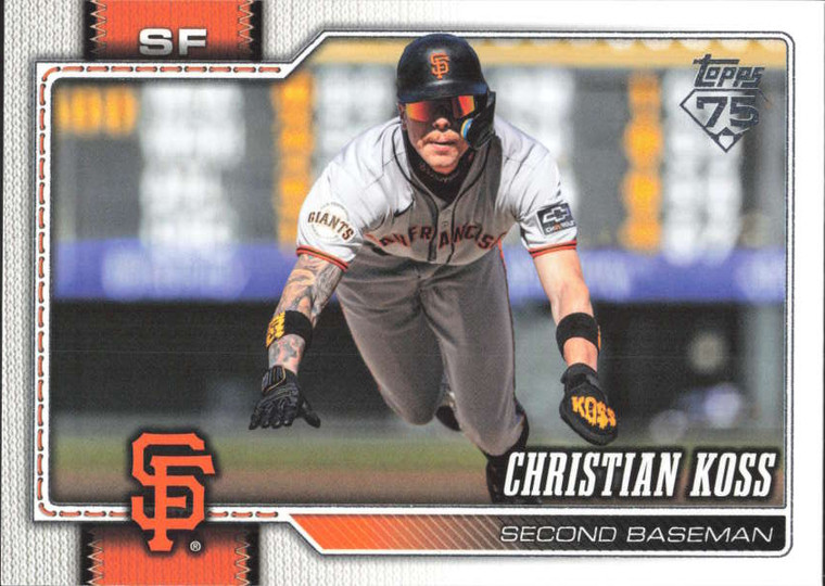 2026 Topps #472 Christian Koss NM-MT  San Francisco Giants 