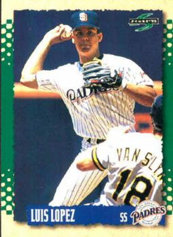 1995 Score #117 Luis Lopez NM-MT  San Diego Padres 