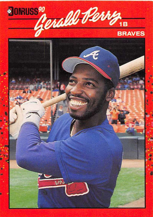 1990 Donruss #153 Gerald Perry NM-MT Atlanta Braves 