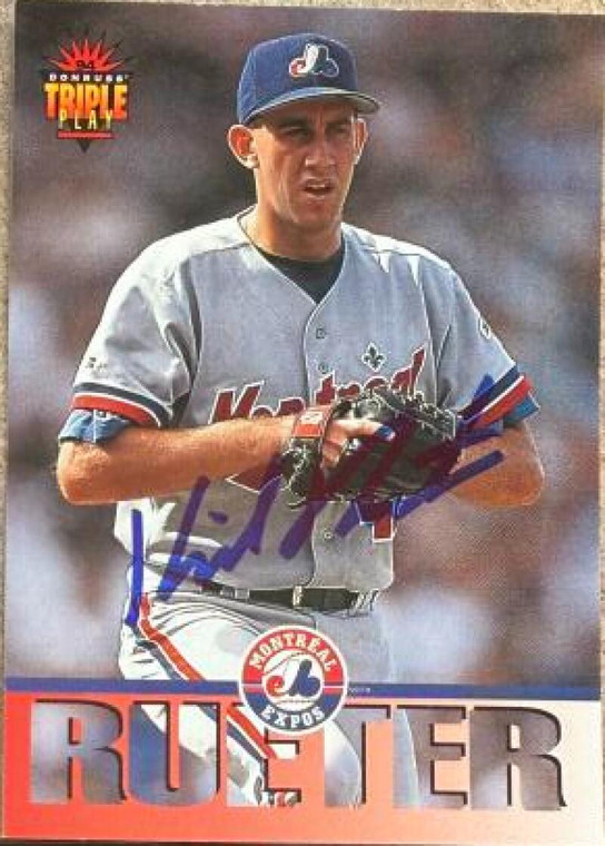 Kirk Rueter Autographed 1994 Triple Play #98 Montreal Expos Card