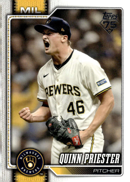 2026 Topps #684 Quinn Priester NM-MT  Milwaukee Brewers 