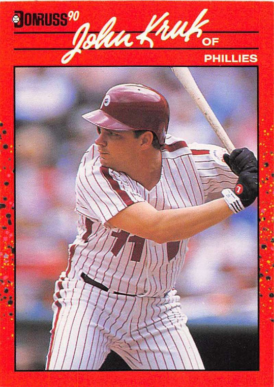 1990 Donruss #160 John Kruk NM-MT Philadelphia Phillies 