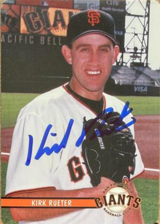 Kirk Rueter Autographed 2002 Keebler San Francisco Giants SGA #9