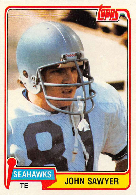 1981 Topps #233 John Sawyer VG Seattle Seahawks 