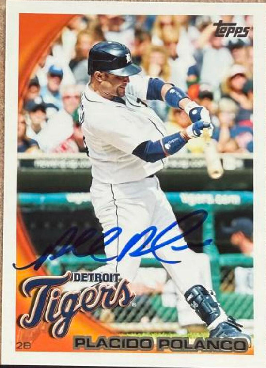 Placido Polanco Autographed 2010 Topps #263 Detroit Tigers Card