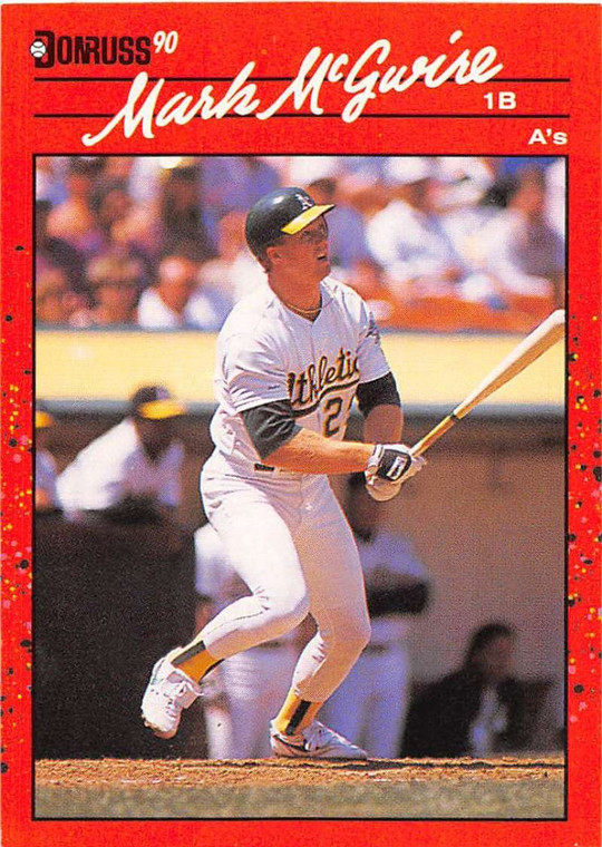 1990 Donruss #185 Mark McGwire NM-MT Oakland Athletics 