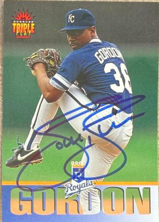 Tom Gordon Autographed 1994 Triple Play #234 Kansas City Royals Card