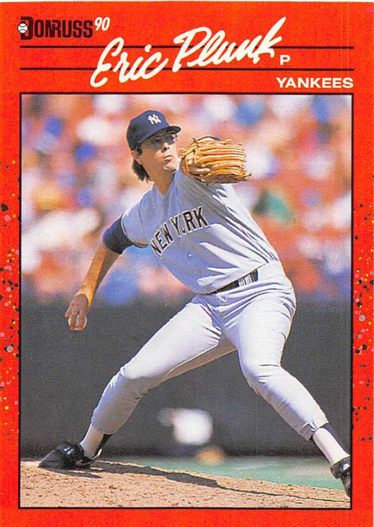 1990 Donruss #196 Eric Plunk NM-MT New York Yankees 