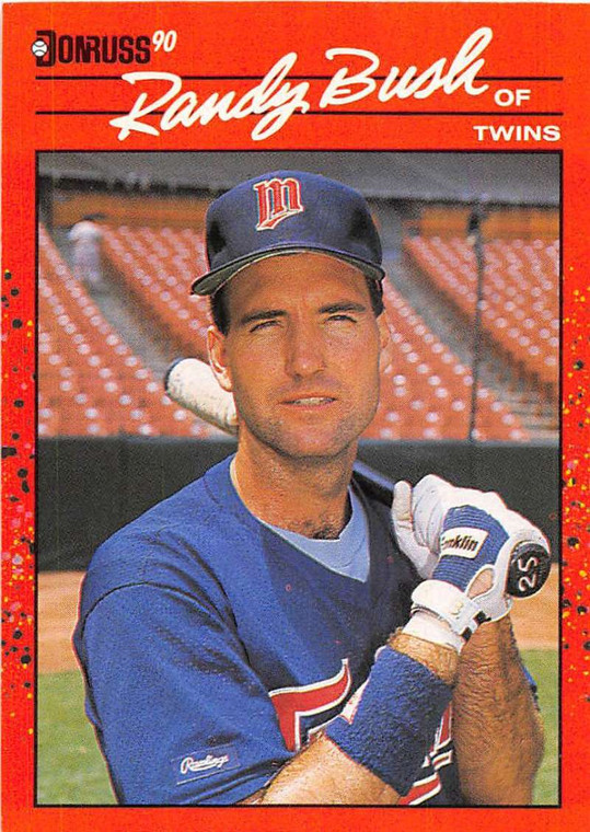 1990 Donruss #199 Randy Bush NM-MT Minnesota Twins 
