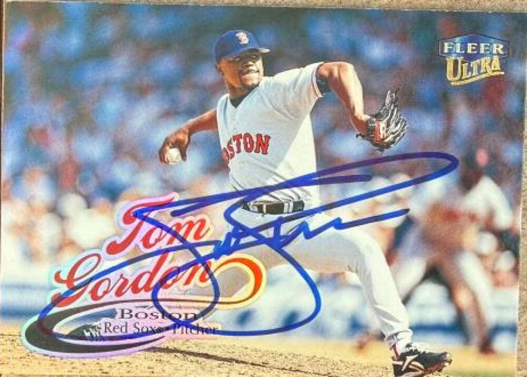 Tom Gordon Autographed 1999 Fleer Ultra #60 Boston Red Sox Card 