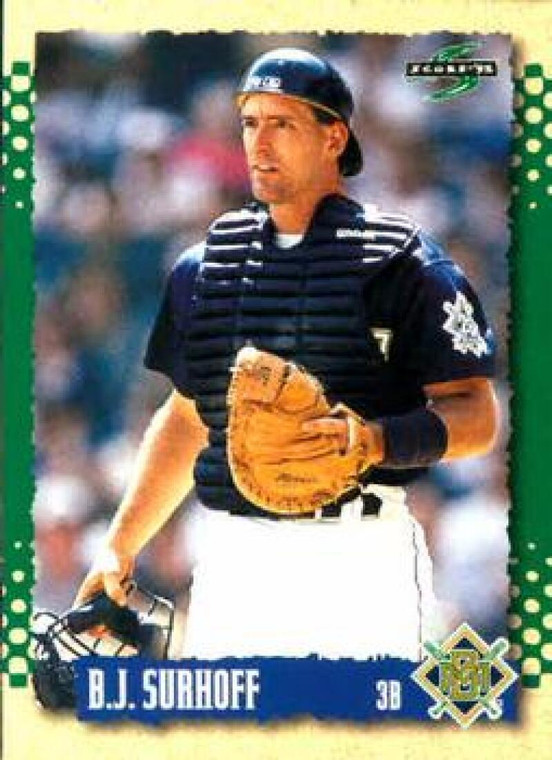 1995 Score #345 B.J. Surhoff NM-MT  Milwaukee Brewers 