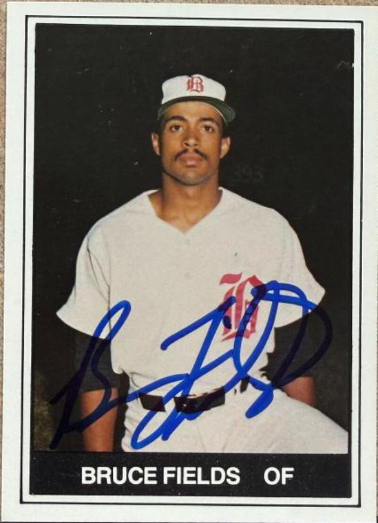 Bruce Fields Autographed 1982 TCMA Birmingham Barons #11