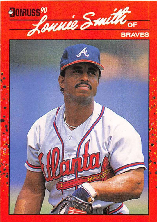 1990 Donruss #222 Lonnie Smith NM-MT Atlanta Braves 