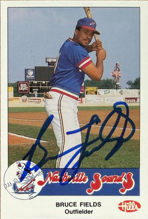 Bruce Fields Autographed 1986 Nashville Sounds #NNO