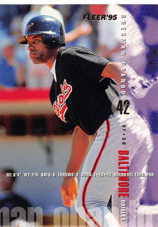 1995 Fleer Update #6 Sherman Obando NM-MT  Baltimore Orioles 