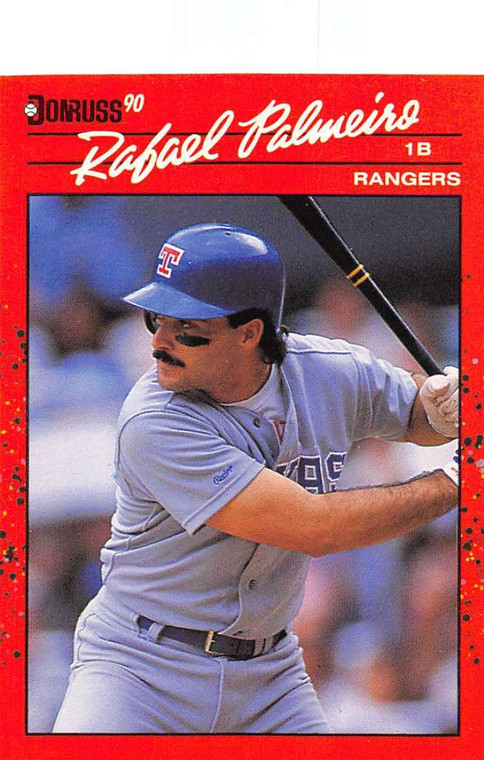 1990 Donruss #225 Rafael Palmeiro NM-MT Texas Rangers 