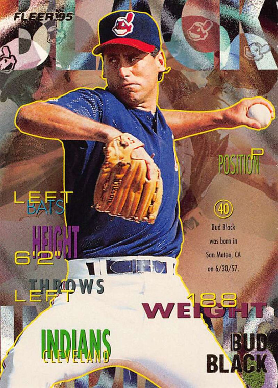 1995 Fleer Update #40 Bud Black NM-MT  Cleveland Indians 