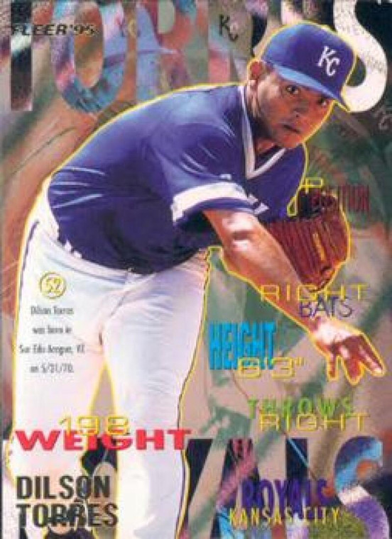 1995 Fleer Update #49 Dilson Torres NM-MT  RC Rookie Kansas City Royals 