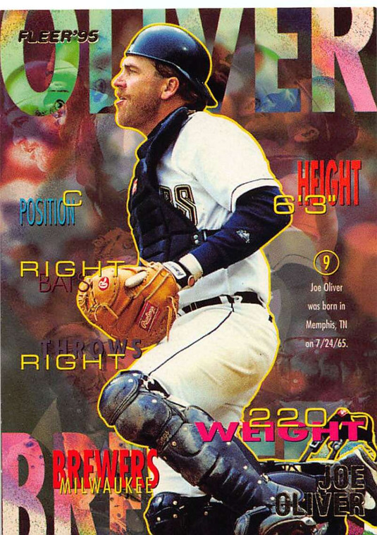 1995 Fleer Update #55 Joe Oliver NM-MT  Milwaukee Brewers 