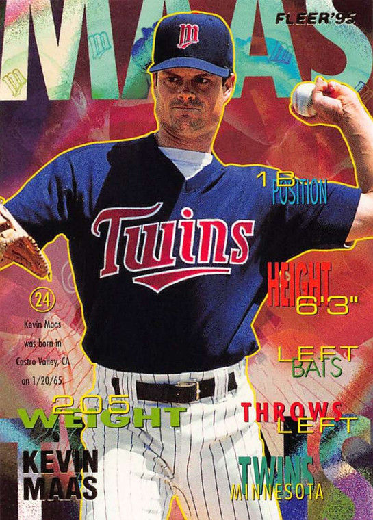 1995 Fleer Update #60 Kevin Maas NM-MT  Minnesota Twins 