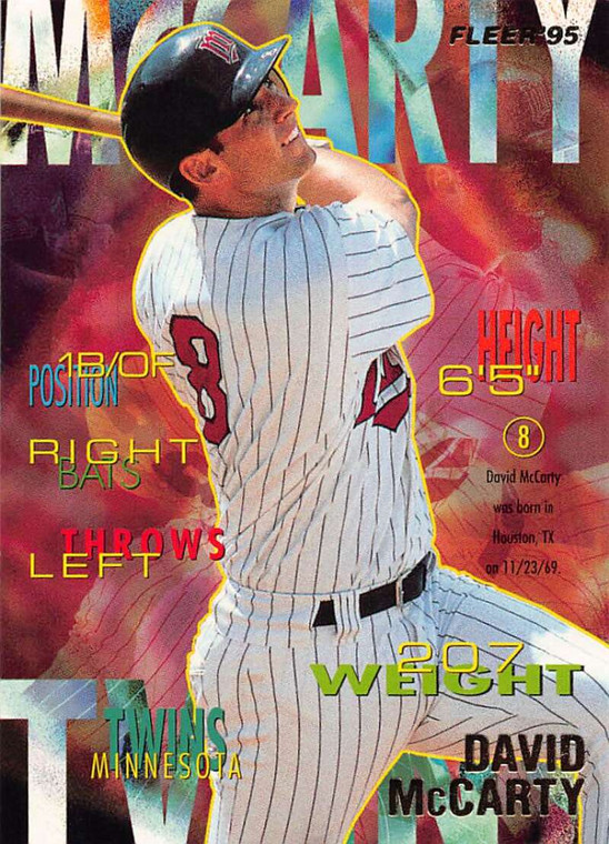 1995 Fleer Update #61 David McCarty NM-MT  Minnesota Twins 