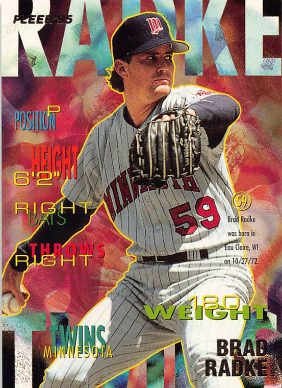 1995 Fleer Update #62 Brad Radke NM-MT  RC Rookie Minnesota Twins 