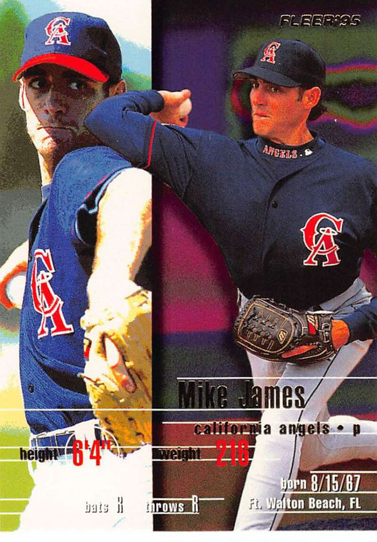 1995 Fleer Update #66 Mike James NM-MT  California Angels 