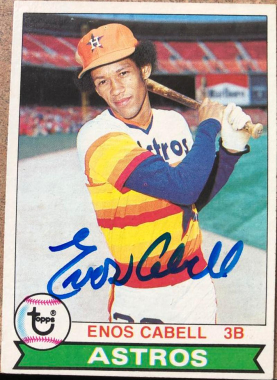 Enos Cabell Autographed 1979 Topps #515