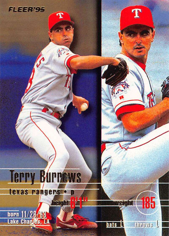 1995 Fleer Update #81 Terry Burrows NM-MT  Texas Rangers 