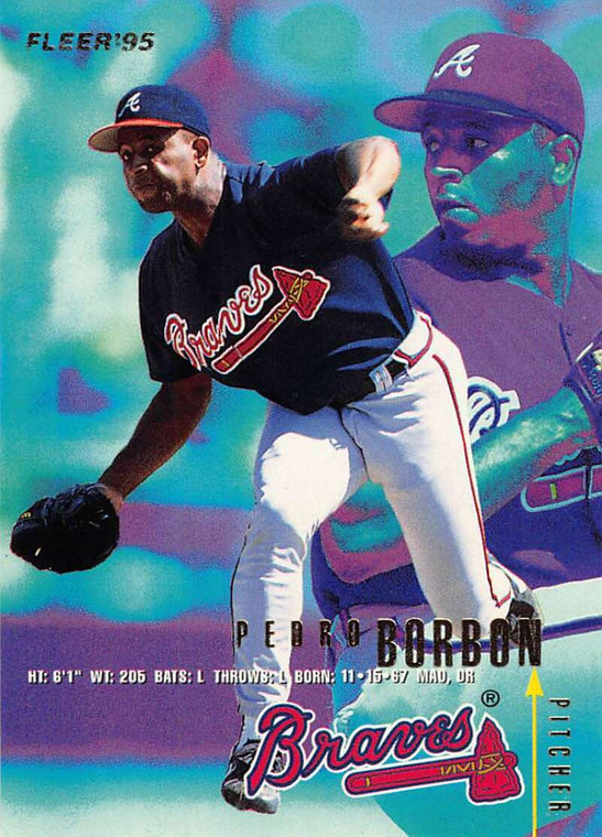 1995 Fleer Update #89 Pedro Borbon NM-MT  Atlanta Braves 
