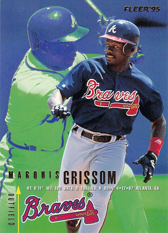 1995 Fleer Update #90 Marquis Grissom NM-MT  Atlanta Braves 