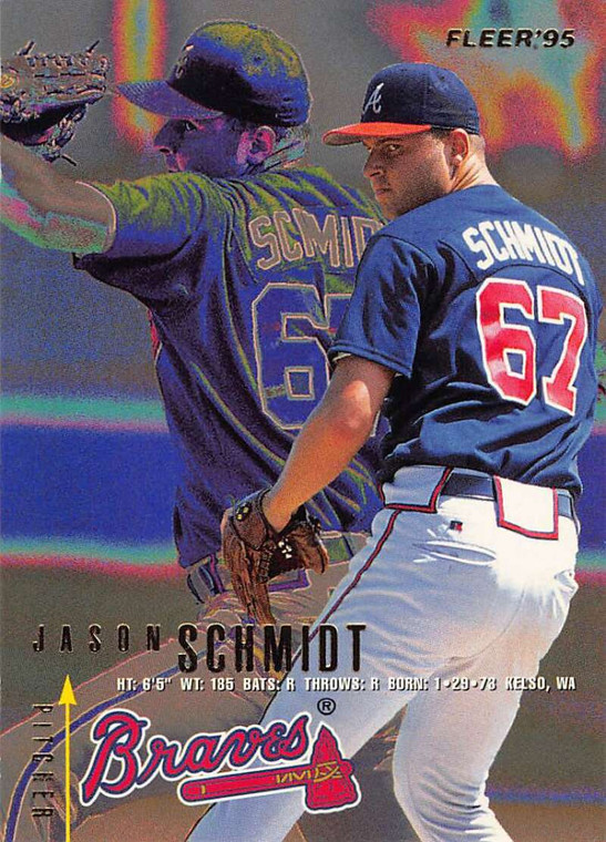 1995 Fleer Update #93 Jason Schmidt NM-MT  Atlanta Braves 