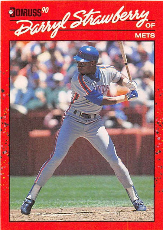 1990 Donruss #235 Darryl Strawberry NM-MT New York Mets 