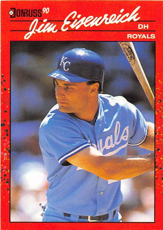 1990 Donruss #238 Jim Eisenreich NM-MT Kansas City Royals 