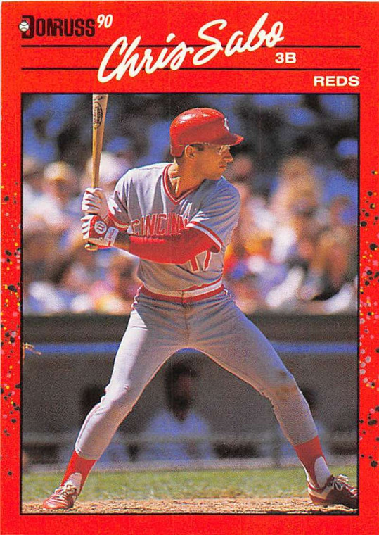1990 Donruss #242 Chris Sabo NM-MT Cincinnati Reds 