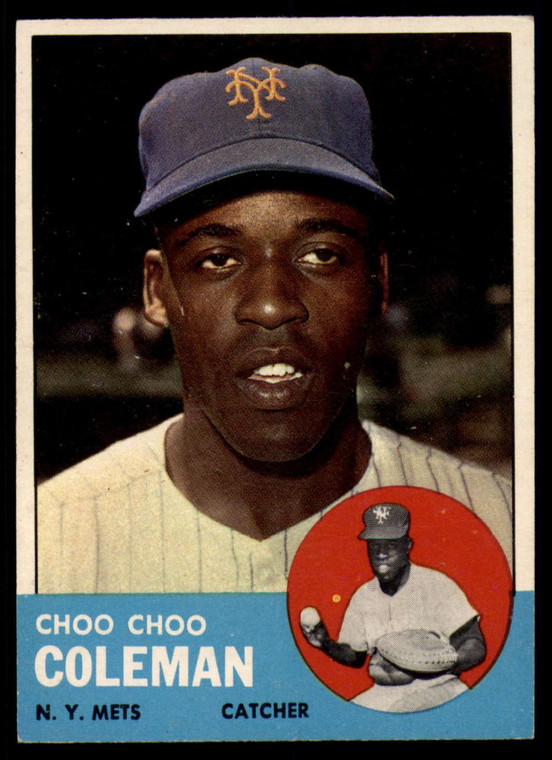 1963 Topps #27 Choo Coleman VG New York Mets 