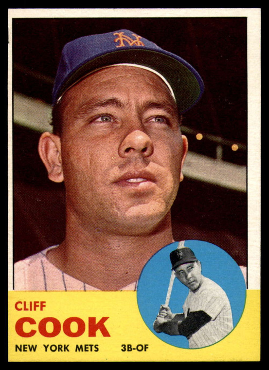 1963 Topps #566 Cliff Cook VG New York Mets 