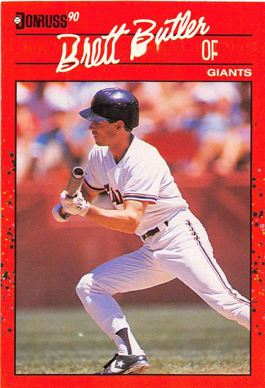 1990 Donruss #249 Brett Butler NM-MT San Francisco Giants 