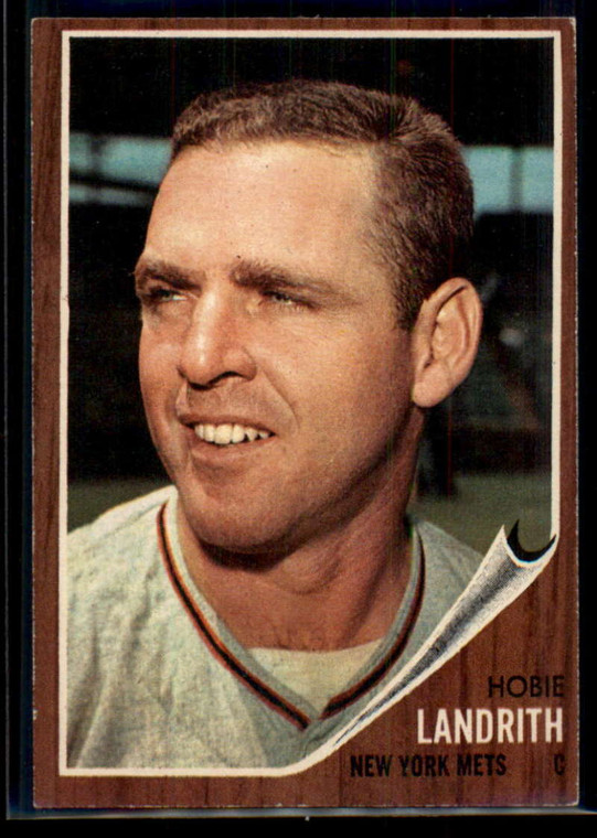 1962 Topps #279 Hobie Landrith UER VG New York Mets 