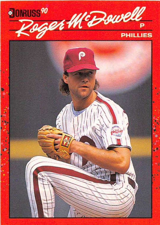 1990 Donruss #251 Roger McDowell NM-MT Philadelphia Phillies 